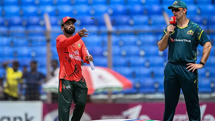 অস্ট্রেলিয়ার বিপক্ষে টস জিতে প্রথমে ব্যাটিংয়ে বাংলাদেশ