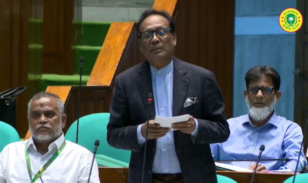 টেলিটক বিক্রির পরিকল্পনা নেই, সেবার মানোন্নয়নে উদ্যোগ নেওয়া হচ্ছে : তথ্যপ্রযুক্তি মন্ত্রী ডাক, টেলিযোগাযোগ ও তথ্যপ্রযুক্তি মন্ত্রী ফকির মাহবুব আনাম। ছবি: ভিডিও থেকে নেওয়া