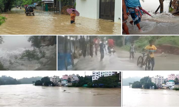বন্যা ও জলাবদ্ধতা মোকাবিলায় সহনশীল নগর পরিকল্পনা, জলপথ পুনরুদ্ধারের তাগিদ বিশেষজ্ঞদের ছবিঃ কোলাজ, বাসস